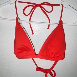 Hurley red bikini top